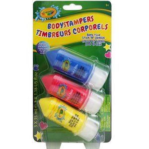 Crayola Bodystampers Bath Time Stick 'n' Squeeze 3+ 1 ea Funcare New